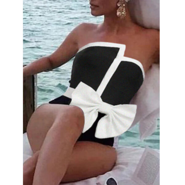 Ensemble maillot de bain chic 2-en-1 pièces jupe longue – Image 3