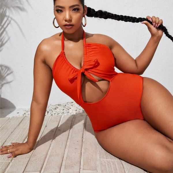 Maillot Corset “Queen Fire” – Pièce Signature Curvy Goodies