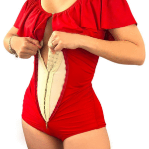 Maillot Corset Boost A Vollant–Collection TummyChic