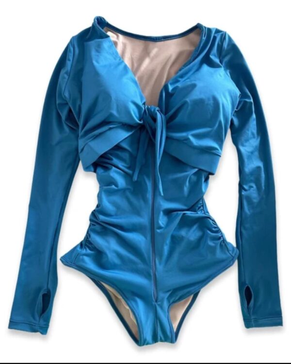 Maillot Corset Boost "Blue Queen"–Collection TummyChic