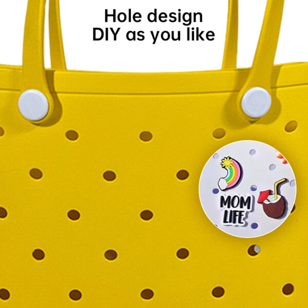 Cabas Rigide Coloré – Sac de Plage Taille L Ultra Pratique – Image 19