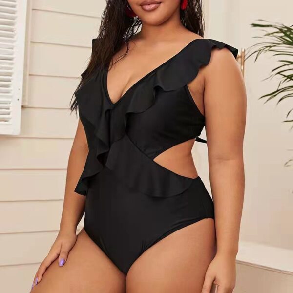 Maillot 1 pièce “Sirène Chic” – Noire & Libre