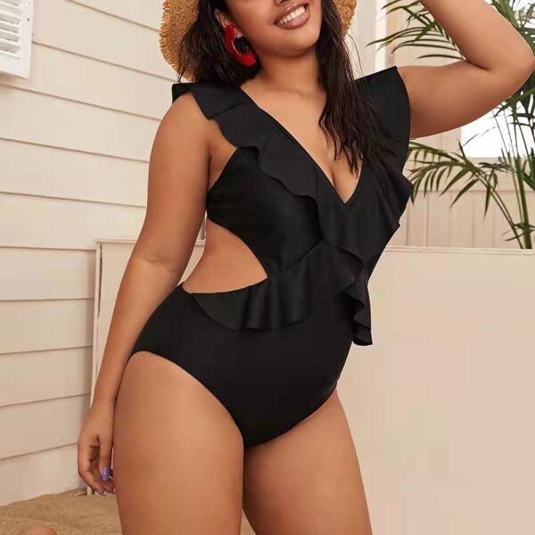 Maillot 1 pièce “Sirène Chic” – Noire & Libre – Image 2