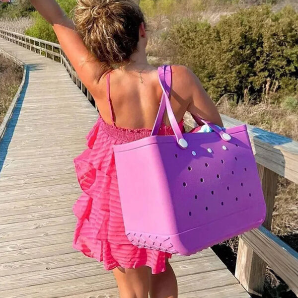 Cabas Rigide Coloré – Sac de Plage Taille L Ultra Pratique – Image 20