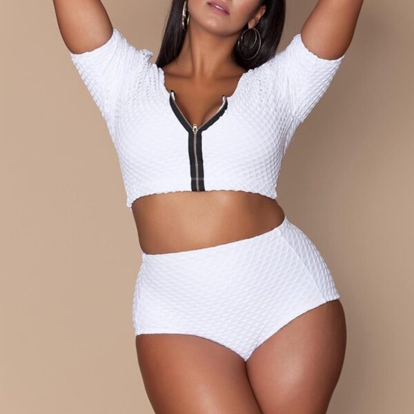 Maillot 2 pièces “Flamme Zippée” – Image 4