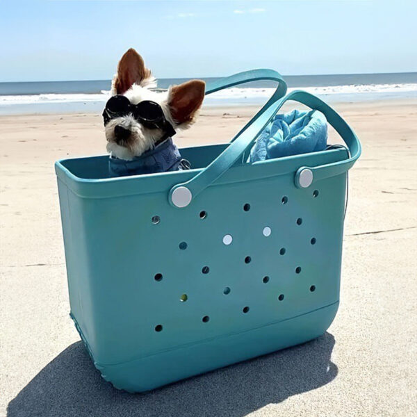 Cabas Rigide Coloré – Sac de Plage Taille L Ultra Pratique – Image 21