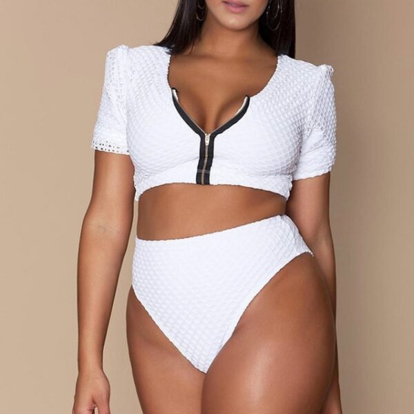 Maillot 2 pièces “Flamme Zippée” – Image 9